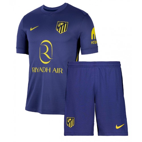 Maglia Calcio Atletico Madrid Seconda Divisa Bambino 2025-26 Manica Corta (+ pantaloncini)